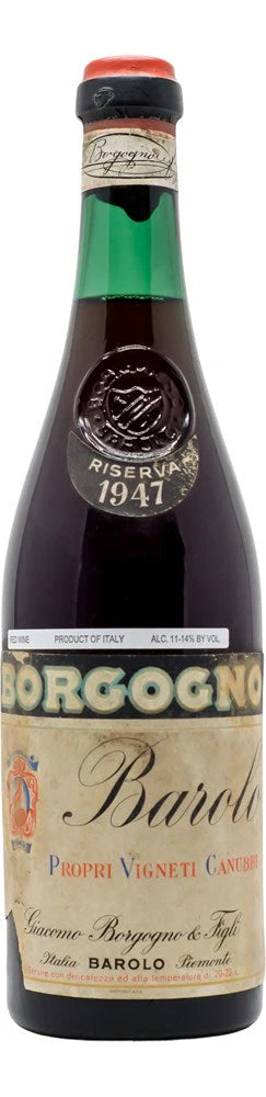 1947 | Giacomo Borgogno & Figli | Barolo Riserva at CaskCartel.com