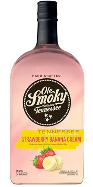 Ole Smoky Strawberry Banana Cream Whiskey at CaskCartel.com