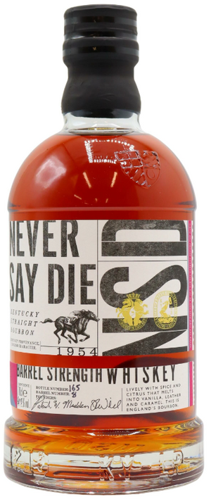 Never Say Die Finished In England Barrel Strength #8 Bourbon Whiskey | 700ML at CaskCartel.com