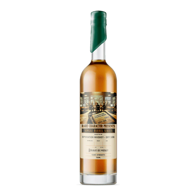 Rare Character Operation Whiskey SRY-108 Single Barrel Straight Rye Whiskey at CaskCartel.com