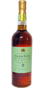 Glen Spey 21 Year Old Cask Strength Single Malt Scotch Whisky at CaskCartel.com