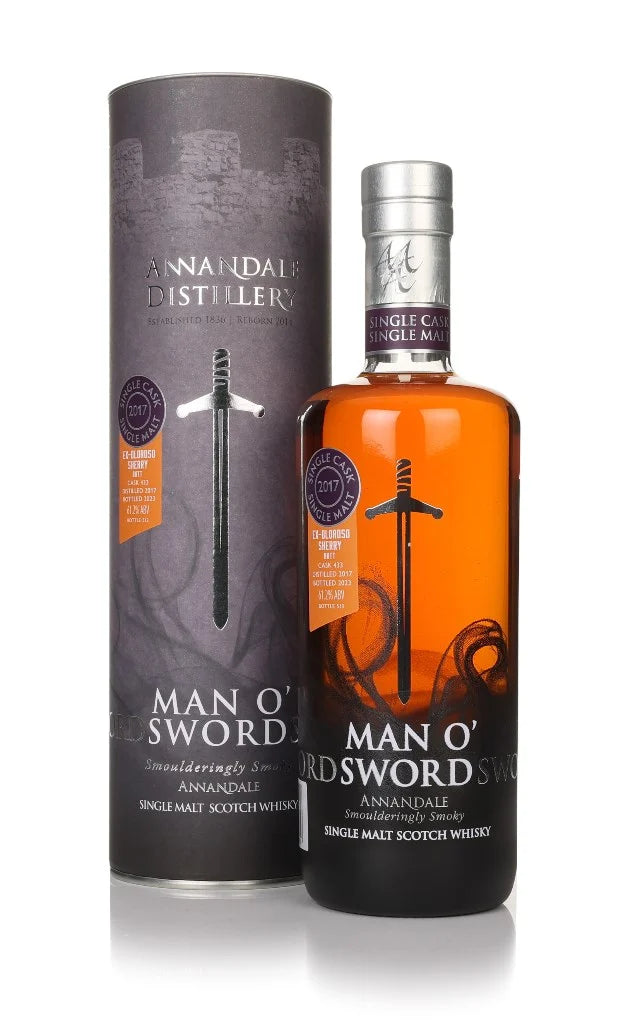 Annandale Man O’Sword Vintage 2017 Oloroso Sherry Butt Cask #433 Whisky | 700ML at CaskCartel.com