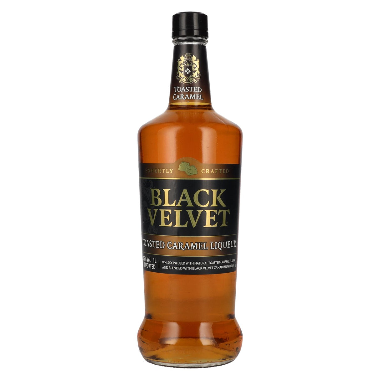Black Velvet Toasted Caramel Liqueur | 1L at CaskCartel.com
