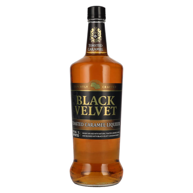 Black Velvet Toasted Caramel Liqueur | 1L at CaskCartel.com