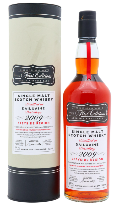 Dailuaine The First Editions Single Rioja Wine Cask #21215 15 Year Old · 2009 Vintage Single Malt Scotch Whisky | 700ML at CaskCartel.com
