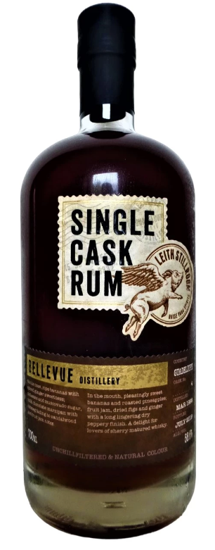 Guadeloupe 1998 Single Cask Bellevue Distillery Vol Gleann Mor Rum | 700ML