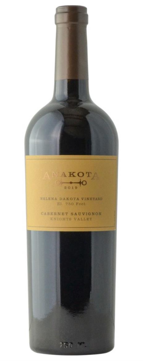 2019 | Anakota Wines | Helena Dakota Vineyard Cabernet Sauvignon at CaskCartel.com