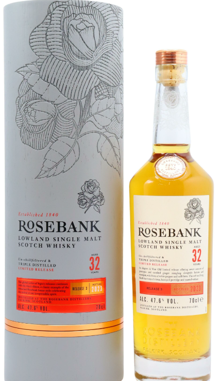 Rosebank 32 Year Old Release #3 1990 Single Malt Scotch Whisky | 700ML