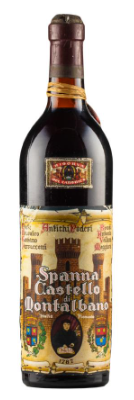 1954 | Antonio Vallana e Figlio | Castello di Montalbano Vecchia Riserva Vino Spanna at CaskCartel.com