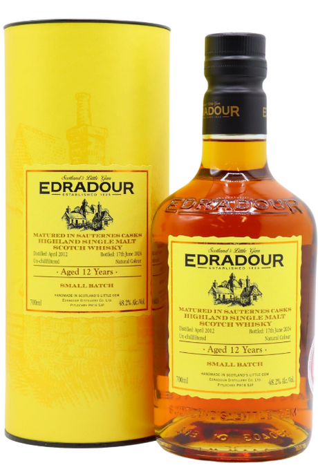Edradour 12 Year Old Sauternes Cask Small Batch 2012 Single Malt Scotch Whisky | 700ML at CaskCartel.com