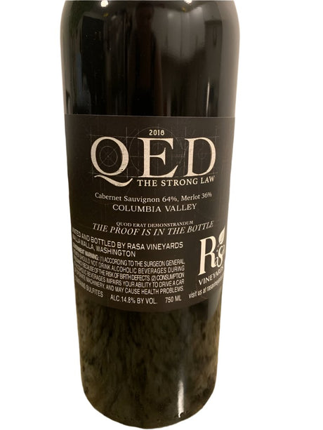 2018 | Rasa Vineyards | QED The Strong Law at CaskCartel.com