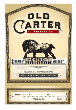 Old Carter Barrel Strength Single Barrel 13 Year Old Barrel #79 Straight Kentucky Bourbon Whiskey at CaskCartel.com