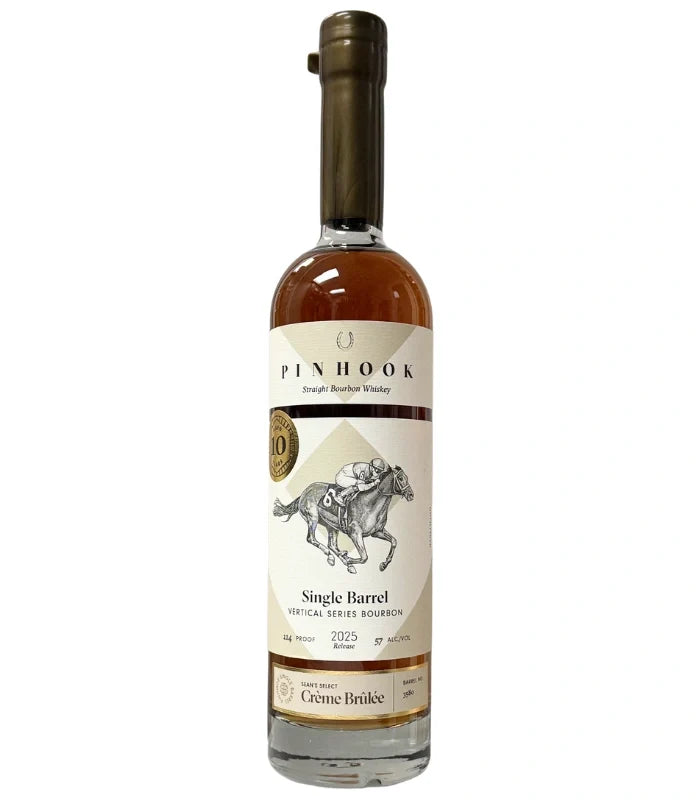 Pinhook 10 Year Old Creme Brulee Vertical Series Single Barrel 2025 Release Kentucky Straight Bourbon Whiskey at CaskCartel.com
