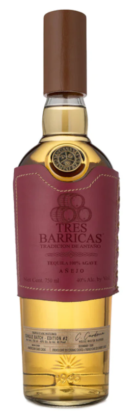 Tres Barricas Tradicion De Antano Anejo Tequila