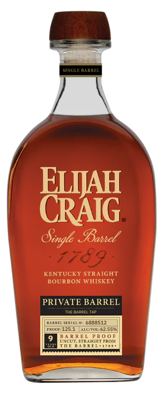 Elijah Craig Single Barrel Craigpool 3 The Barrel Proof Mercenary Straight Bourbon Whiskey