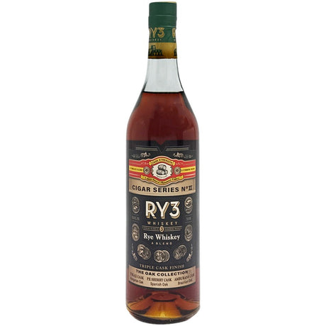 RY3 Cigar Series No II The Oak Collection Triple Cask Finish Rye Whiskey at CaskCartel.com
