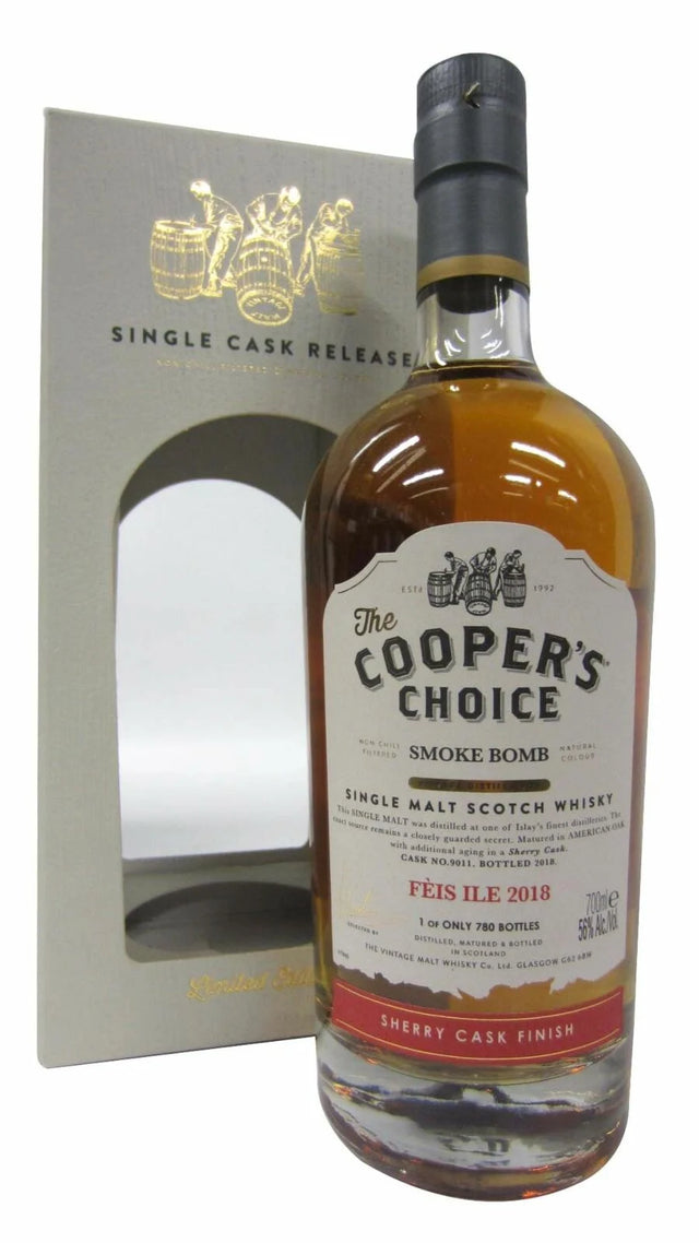 Octomore Cooper's Choice Feis Ile 2018 Smoke Bomb Single Cask #9011 Whisky | 700ML at CaskCartel.com