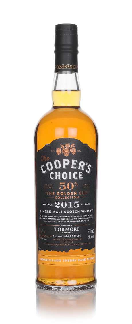 Tormore 9 Year Old 2015 - The Cooper's Choice The Golden Cut Collection Single Malt Scotch Whisky | 700ML at CaskCartel.com