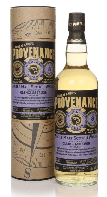 Glenglassaugh 8 Year Old 2015 Cask #18680 Provenance Douglas Laing Single Malt Scotch Whisky | 700ML