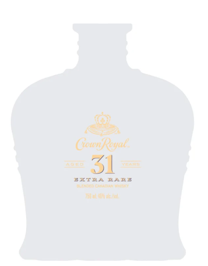 Crown Royal 31 Year Old Extra Rare Canadian Whiskey