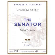 The Senator Barrel Proof 6 Year Old Winter 2023 Straight Rye Whiskey at CaskCartel.com