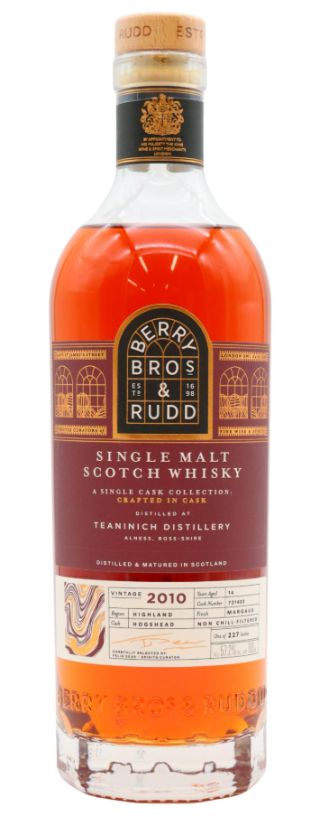 Teaninich Berry Bros & Rudd - Crafted In Cask - Margaux Wine Finish 14 Year Old · 2010 Vintage Single Malt Scotch Whisky | 700ML at CaskCartel.com