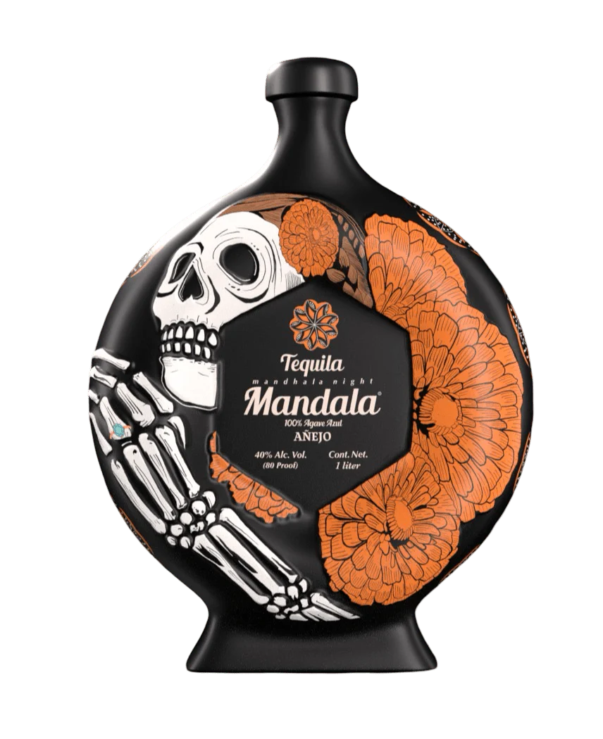 Mandala Dia De Los Muertos "La Catrina" 2025 Edition Anejo Tequila | 1L at CaskCartel.com