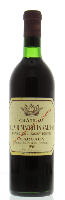 1969 | Chateau Bel Air Marquis d'Aligre | Margaux