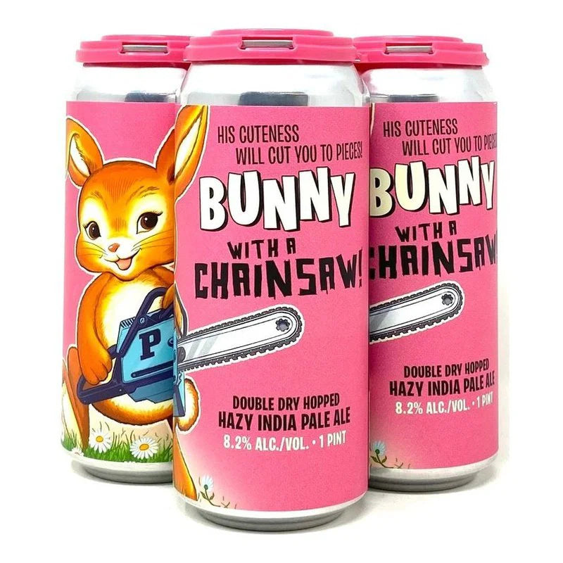 Paperback Brewing Co. Bunny with a Chainsaw! Hazy IPA Beer | (4)*473ML at CaskCartel.com