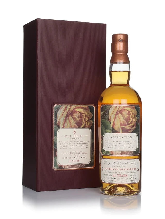 Rosebank 21 Year Old - The Roses Edition #5 'Fascination' Single Malt Scotch Whisky | 700ML at CaskCartel.com