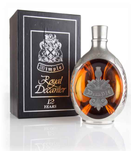 Haig Dimple 12 Year Old Royal Decanter Pewter Scotch Whisky at CaskCartel.com