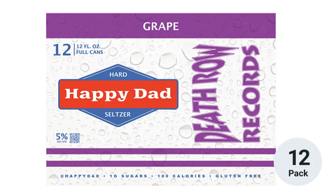 Happy Dad Death Row Records Grape Hard Seltzer Cocktail | 12x355ML at CaskCartel.com