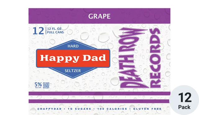 Happy Dad Death Row Records Grape Hard Seltzer Cocktail | 12x355ML at CaskCartel.com