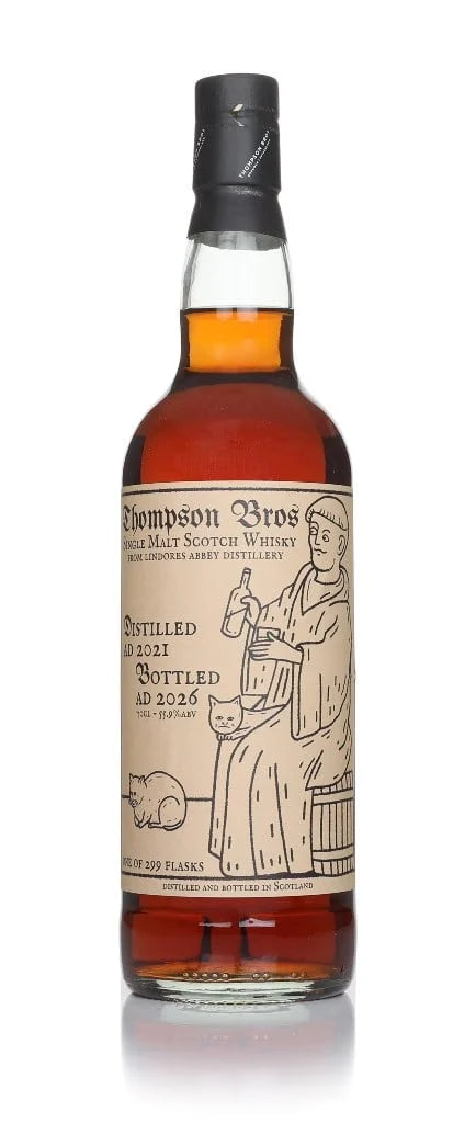 Lindores Abbey 5 Year Old 2021 (Thompson Bros.) Single Malt Scotch Whisky | 700ML at CaskCartel.com