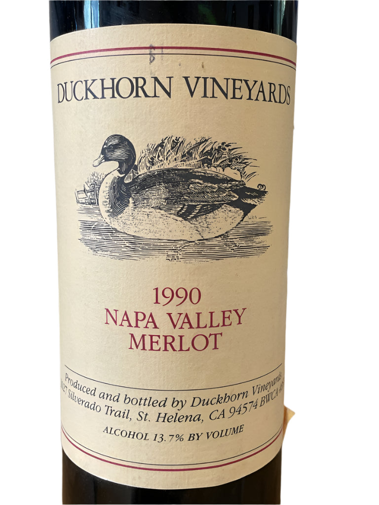 1990 | Duckhorn Vineyards | Merlot at CaskCartel.com