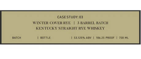 Frank August Case Study #3 Winter Cover Straight Rye Whiskey at CaskCartel.com