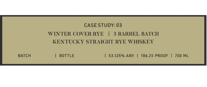 Frank August Case Study #3 Winter Cover Straight Rye Whiskey at CaskCartel.com