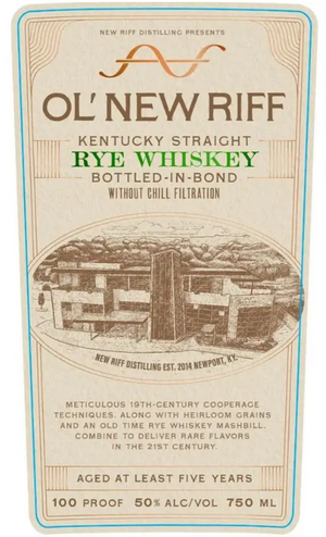 Ol'New Riff Bottled in Bond Straight Rye Whisky at CaskCartel.com