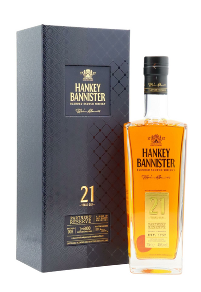 BUY] Hankey Bannister 21 Year Old Blended Scotch Whisky | 700ML at