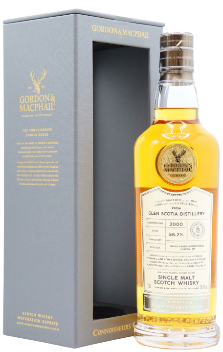 Glen Scotia 23 Year Old Connoisseurs Choice Single Cask #329 2000 Single Malt Scotch Whisky | 700ML