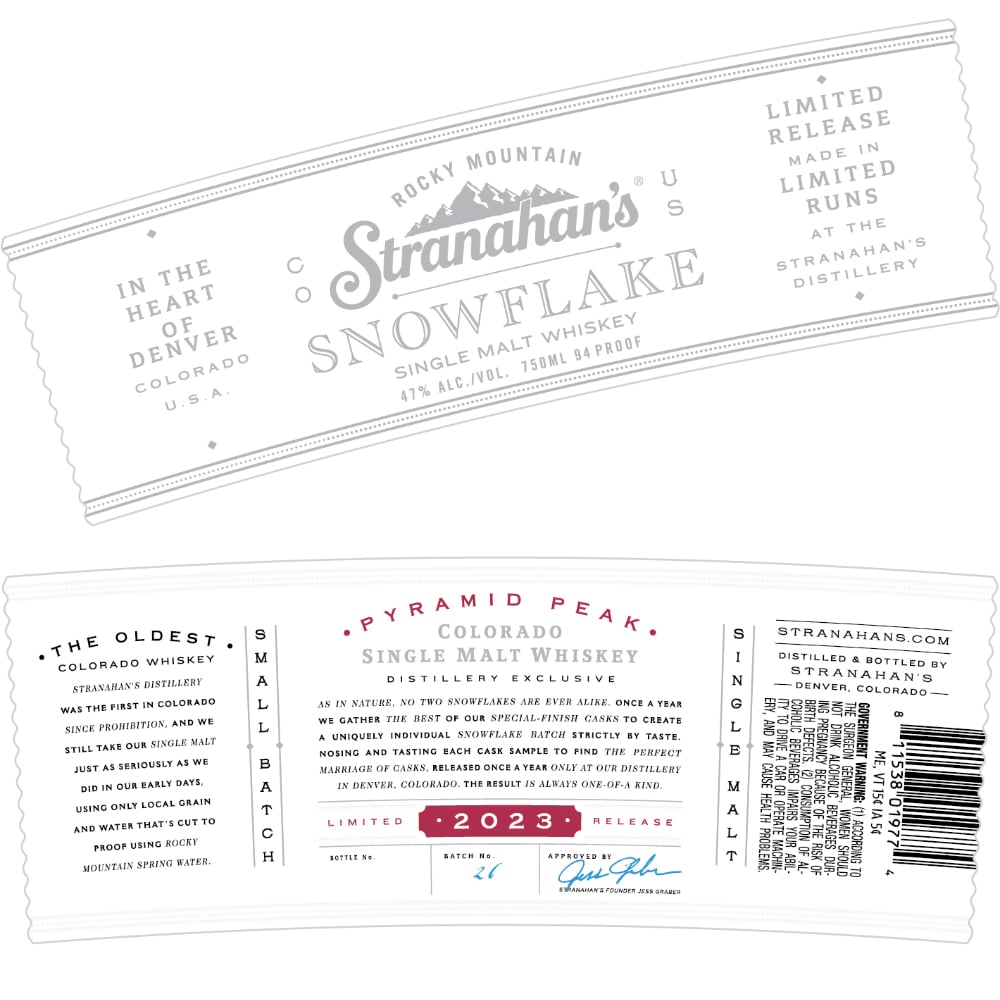 Stranahan's Snowflake 2023 Batch #26 at CaskCartel.com