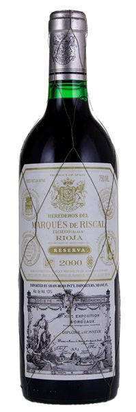 2000 | Marques de Riscal | Reserva at CaskCartel.com