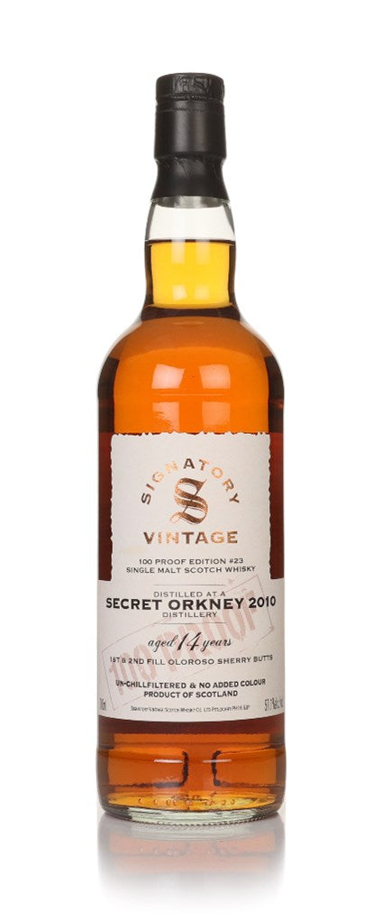 Secret Orkney 14 Year Old 2010 - 100 Proof Edition #23 (Signatory) Single Malt Scotch Whisky | 700ML at CaskCartel.com