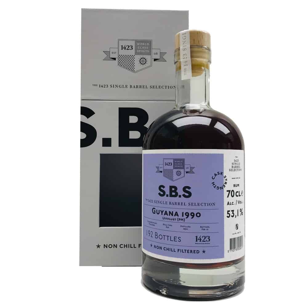 SBS Guyana 1990 Uitvlugt PM Port Mourant Still 30 Year Old | 700ML at CaskCartel.com