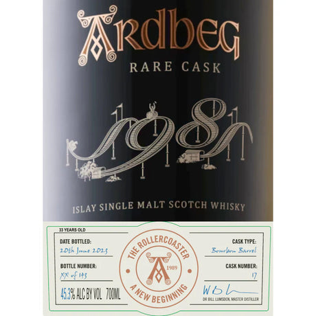 Ardbeg Rare Cask #1981 42 Year Old Single Malt Scotch Whisky | 700ML at CaskCartel.com