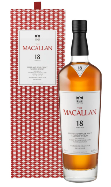Macallan 18 Year Old 2025 Double Cask Single Malt Scotch Whisky at CaskCartel.com