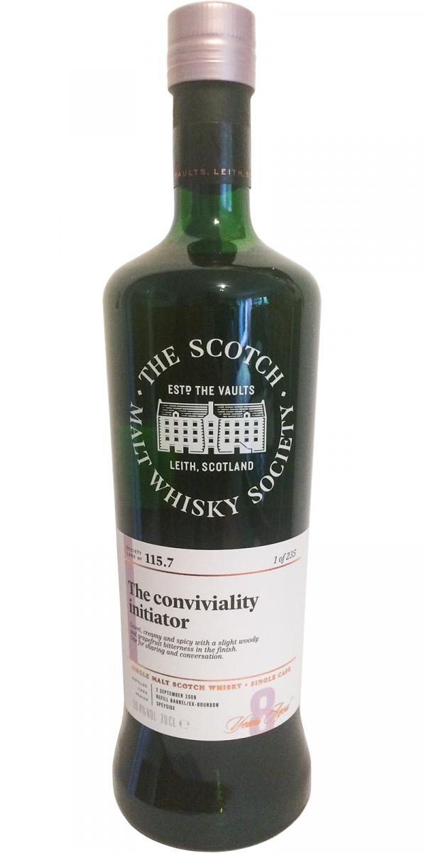 anCnoc 2009 SMWS 115.7 The Conviviality Initiator Single Malt Scotch Whisky | 700ML at CaskCartel.com