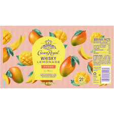 Crown Royal Whisky Lemonade Mango Canned Cocktail | (4)*355ML at CaskCartel.com