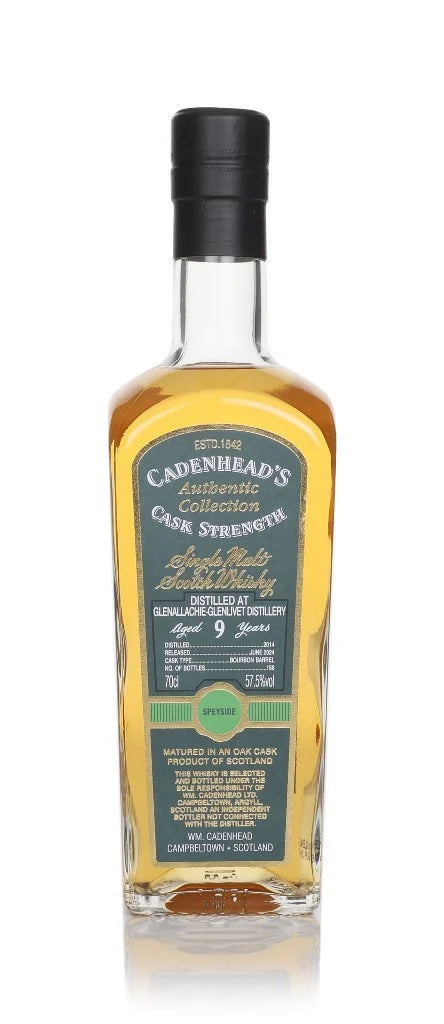 Glenallachie 9 Year Old 2014 - Cadenhead's Authentic Collection Single Malt Scotch Whisky | 700ML at CaskCartel.com