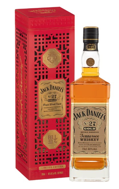 Jack Daniel’s No.27 Gold Chinese New Year of the Tiger 2022 Tennessee Whiskey